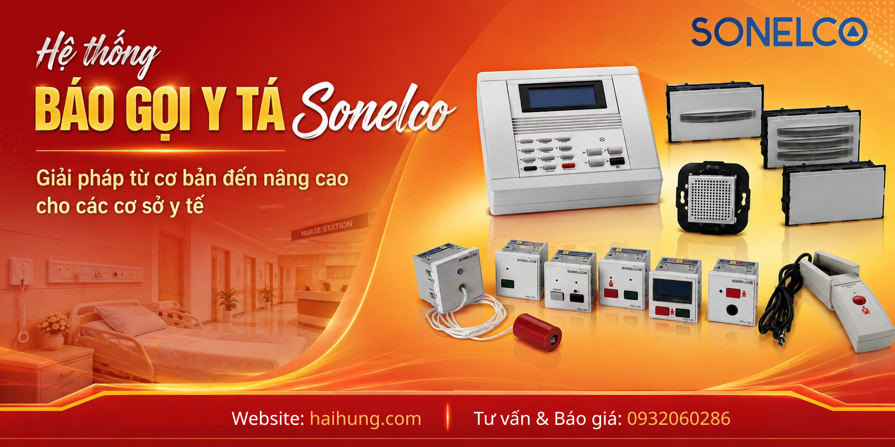 Hệ thống báo gọi y tá Sonelco