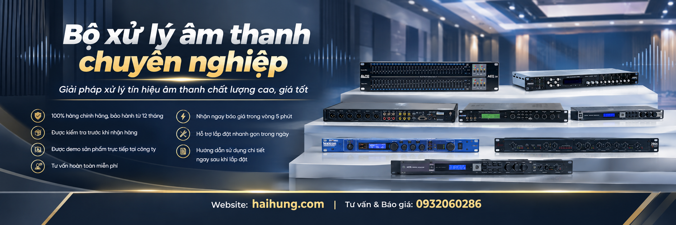 Bộ xử lý tín hiệu âm thanh chuyên nghiệp