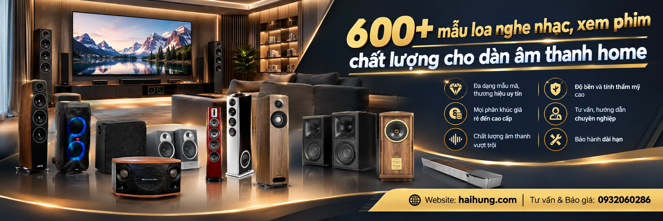 loa nghe nhạc, loa xem phim chính hãng, giá tốt
