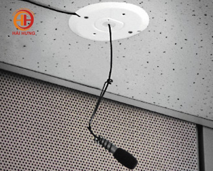 CM-502 được gắn trần với độ thẩm mỹ cao, khả năng thu âm hiệu quả