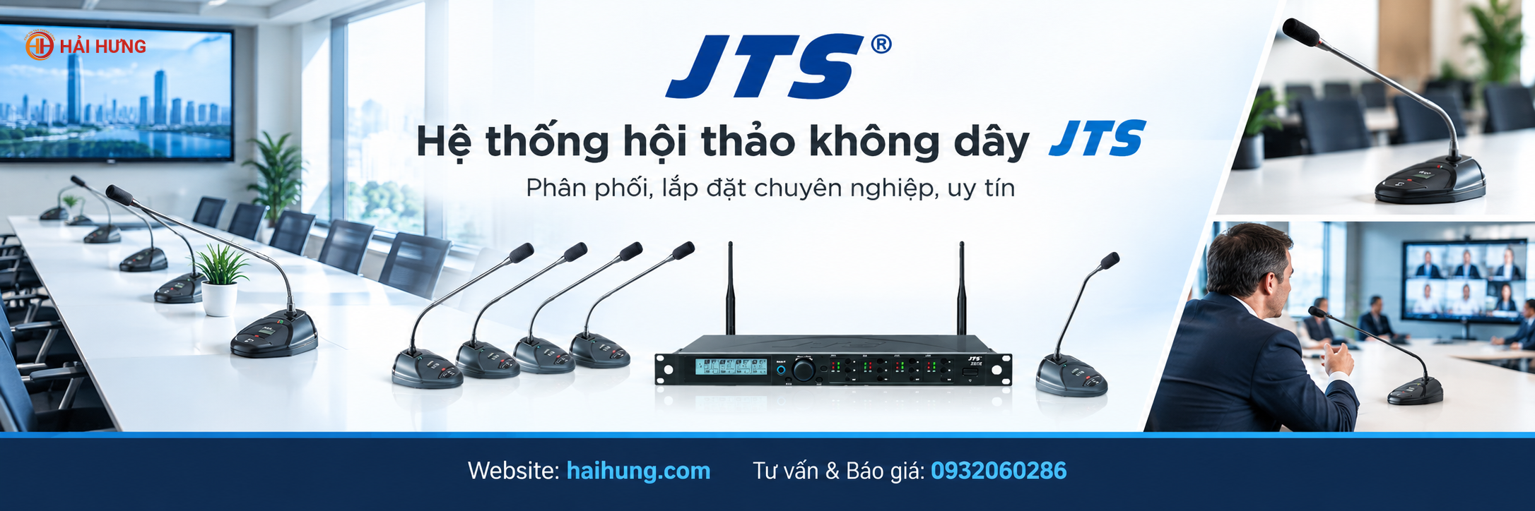hệ thống hội thảo không dây JTS