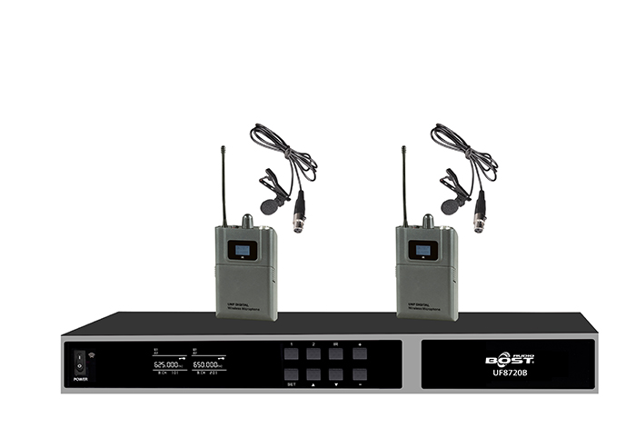 Bộ micro cài áo không dây Bost Audio UF8720B chính hãng