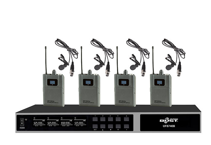 Bộ micro không dây Bost Audio UF8740B dạng kẹp áo