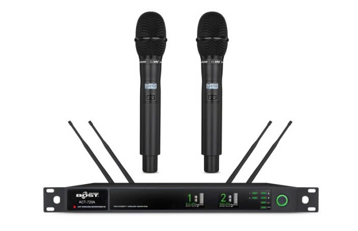 Bộ micro không dây cầm tay chuyên dụng ACT-720A hãng Bost Audio