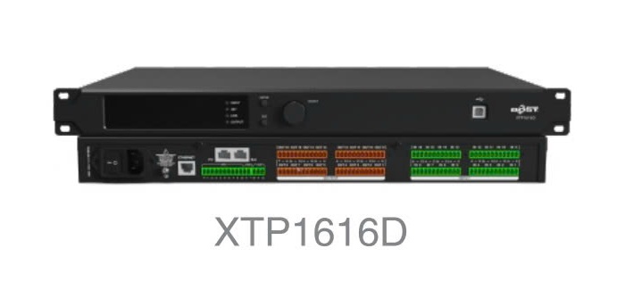 Bộ xử lý âm thanh số chuyên nghiệp Bost Audio XTP1616D