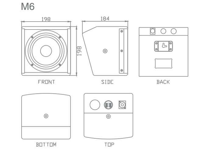 Cấu hình của loa Bost Audio M6