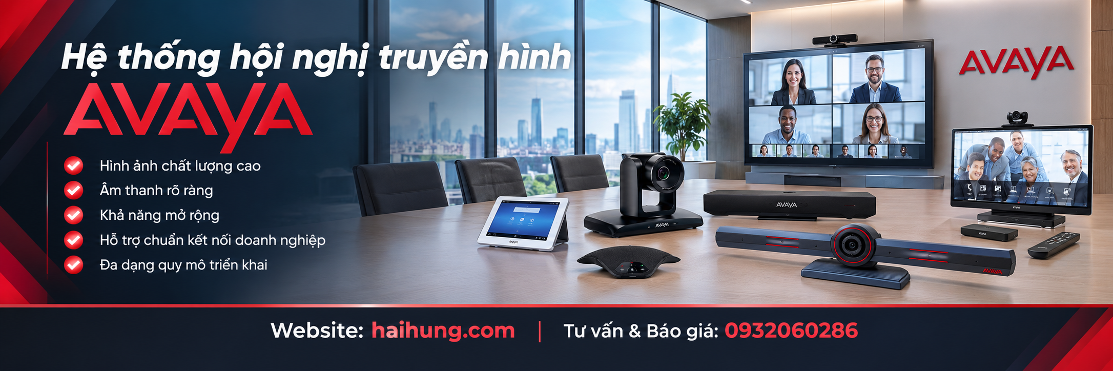 hệ thống hội nghị truyền hình Avaya