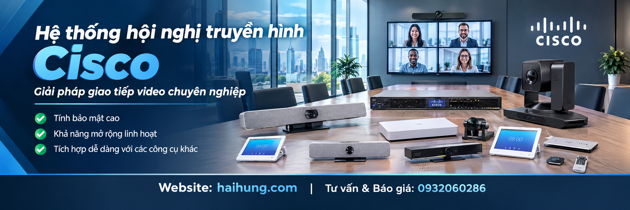 hệ thống hội nghị truyền hình Cisco