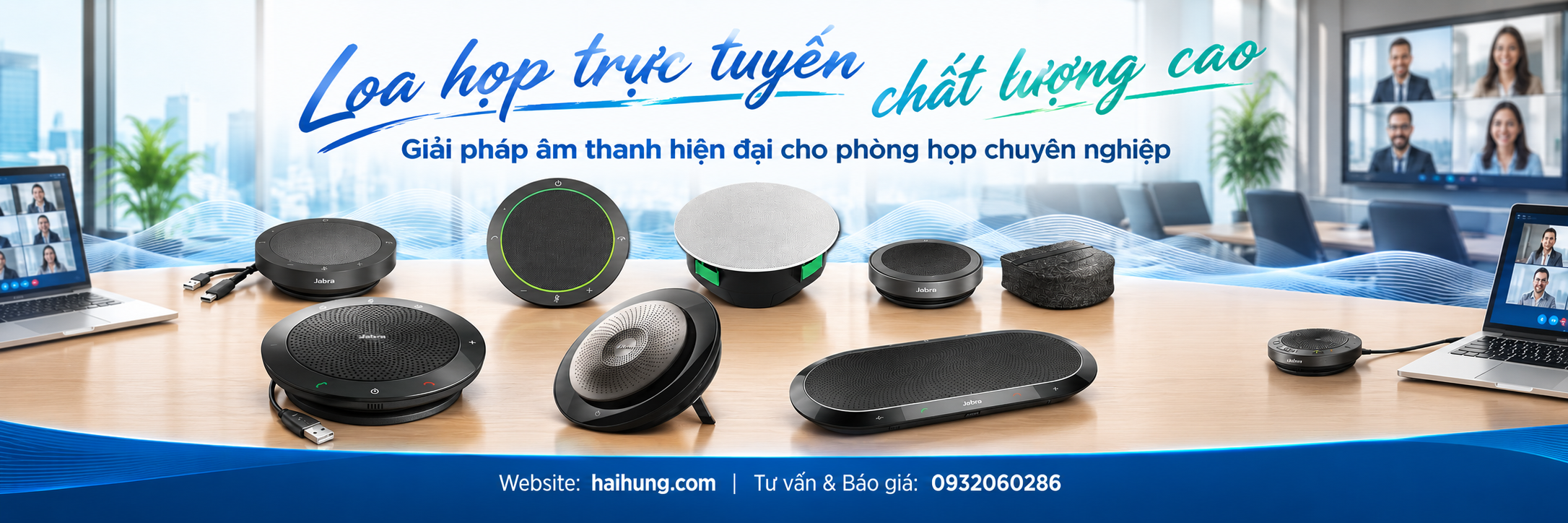 Loa họp trực tuyến, hội nghị truyền hình chính hãng, giá tốt