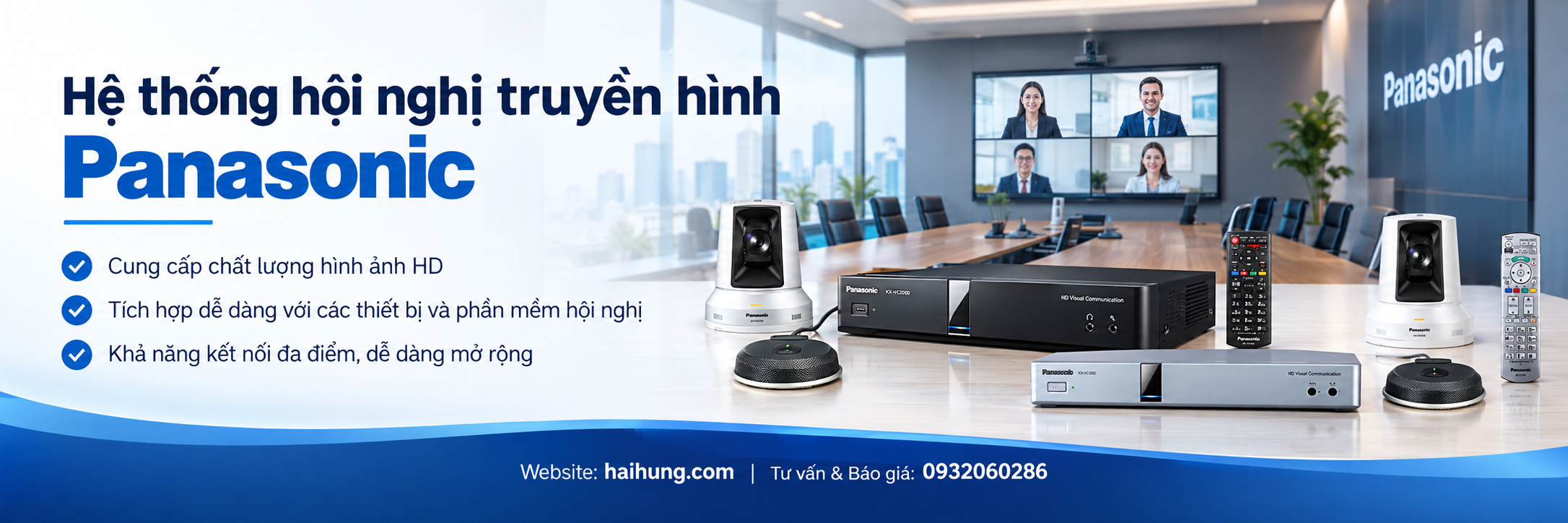 Hệ thống hội nghị truyền hình Panasonic