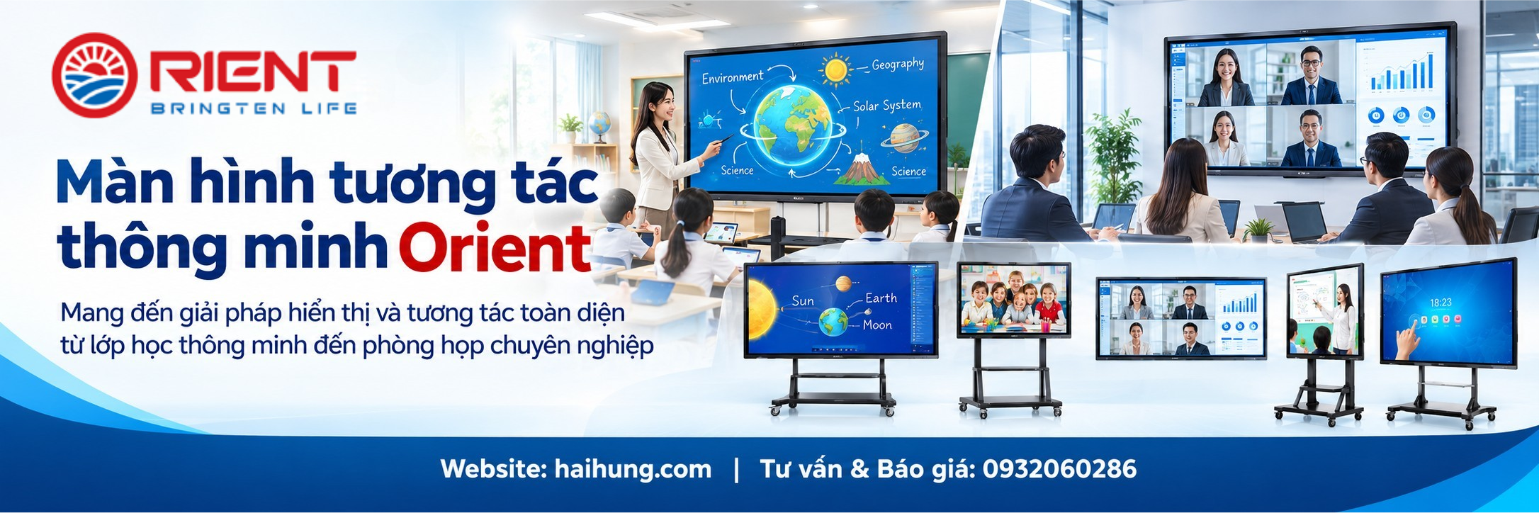 màn hình tương tác thông minh Orient chính hãng, giá tốt